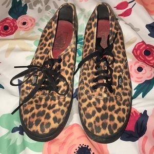 Cheetah print Vans